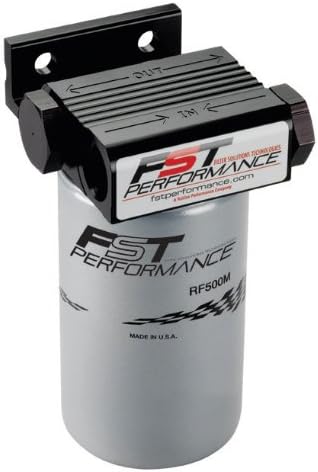 FST Performance RPM500 FloMax 500 Black Anodized -12 AN Port Fuel Filter/Water Separator System