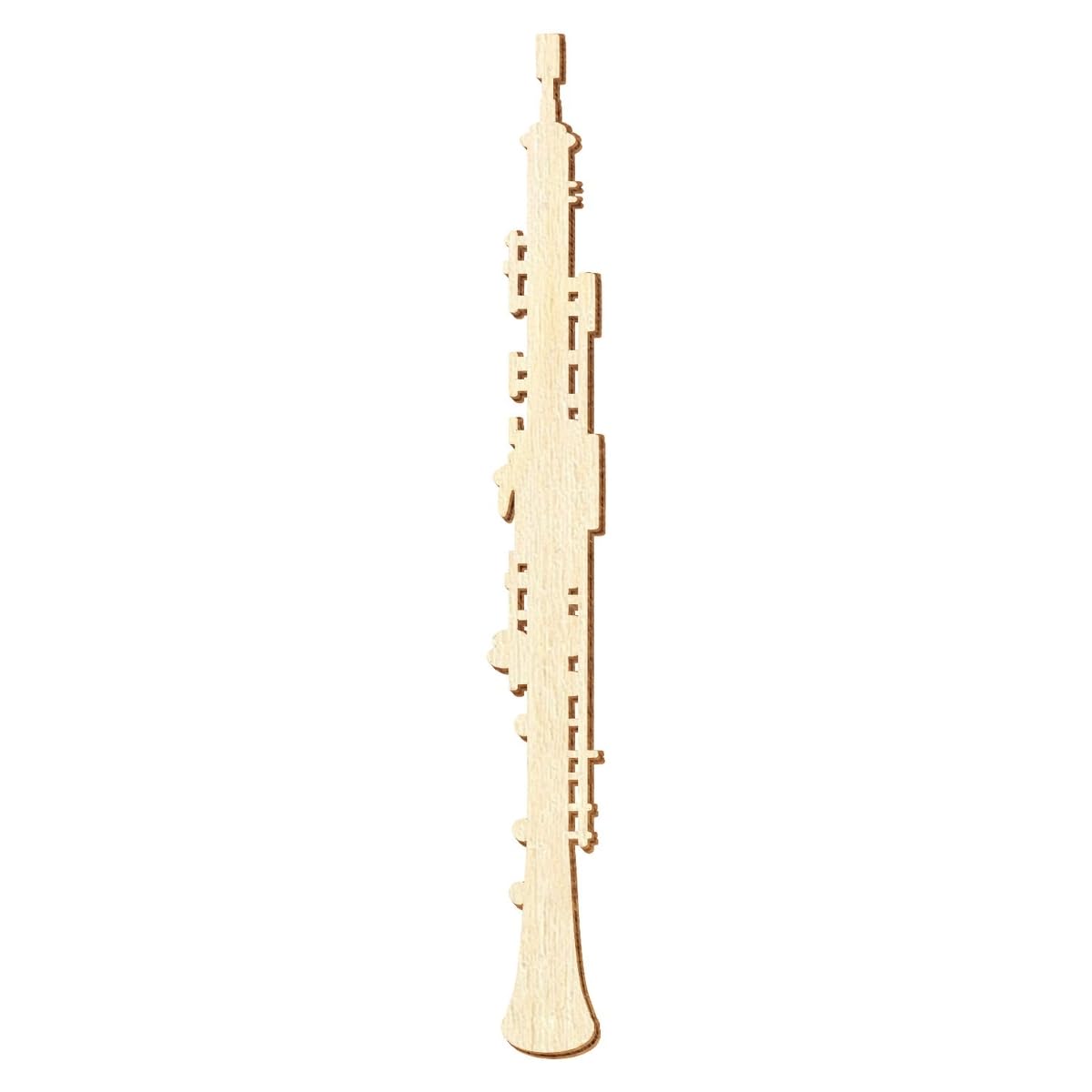 Legno Oboe – Taglio decorativo 10 – 50 cm, dimensioni: 42 cm, confezione da 25 pezzi