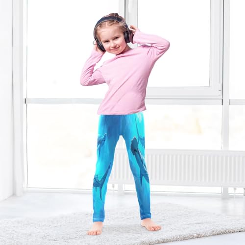 Toddler Girls Leggings Printed Yoga Pants Leggings Sea Sharks for Kids4