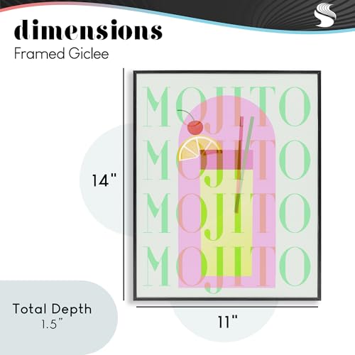Giclée Mojito encadré Stupell Industries impression dart de haute qualité