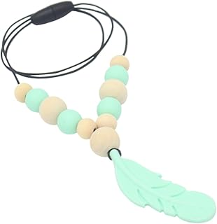 Toyvian 3 Peças Colar De Mascar Colares De Pingente Colar De Bebê Medalhão Colar De Mastigar Colar De Mordedor De Bebê Colar De Mordedor De Silicone Colar De Dentição Brinquedo Molar