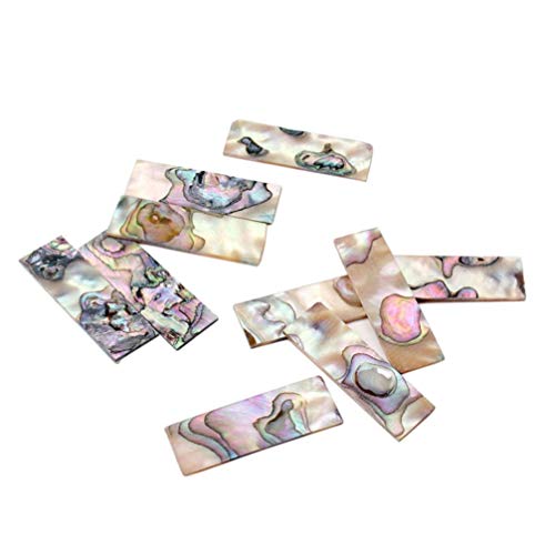 Milisten 10 Pcs Material de Embutimento de Guitarra Inlay Adesivo para Baixo de Guitarra Ukulele Ban