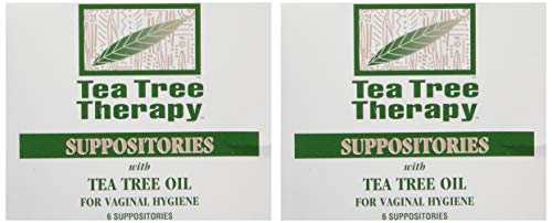 Tea Tree Therapy - Suppository With Tea Tree Oil For Vaginal Hygiene (2-Pack Of 6) #TOP12