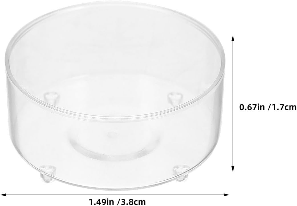 Tea Light Candle Cups Candle Containers Round Plastic 50pcs with Drip Protection and Lightweight Design High Transparency and Holiday for Indoor Decor and Travel for DIY Crafts