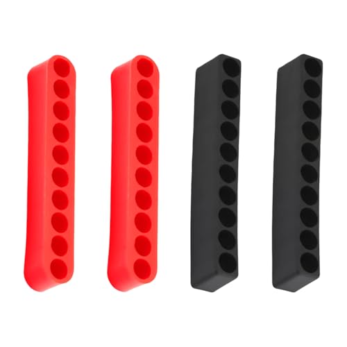 10スロットドライバーオーガナイザー4pcs For 1/4 "シャンクビットワークショップツールストレージドリルビットストレージラック