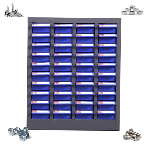 WYDDDARY Hardware Organizer Storage Cabinet Parts Storage Box Tool Storage Cabinet for Parts 40 Drawers Without Doors