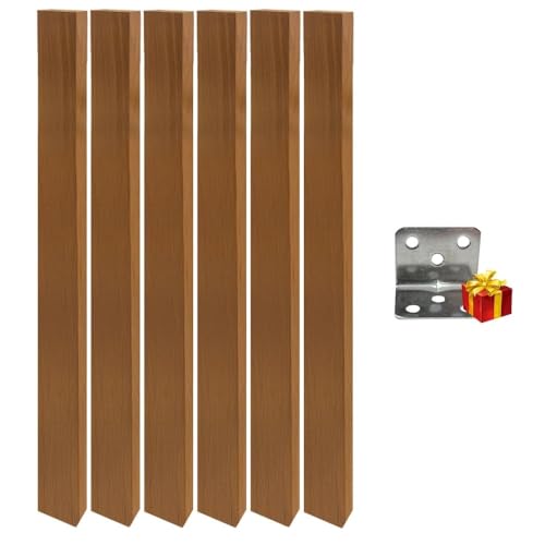 Catálogo para Comprar On-line Deco Pvc , listamos los 10 mejores. 48 DECO PVC Viga Giratoria para Interior WPC 6 Piezas 5x10x280cm, Separador de Habitaciones, Decoración de Salones, Áreas Comunes, Oficinas, Color Nogal
