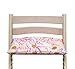 Blausberg Baby - powlekane - *różne kolory* poduszka do siedzenia (mała deska) do wysokiego krzesła Stokke Tripp Trapp (Cherry Blossom Rosa Pink) - 100% made in Hamburg, Niemcy