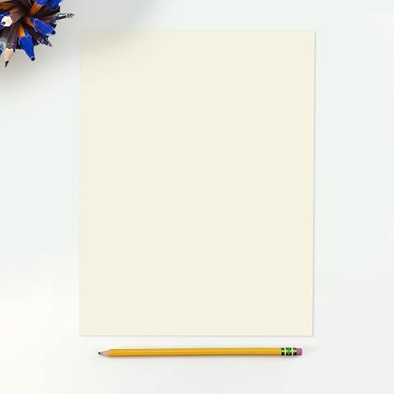 LUXPaper 8.5 x 11 Paper | Letter Size | Natural | 70lb. Text | 50 Qty