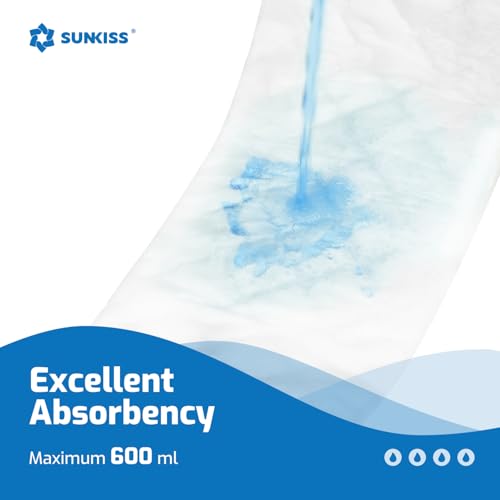 Image of SUNKISS Trustplus Booster Pads 15 inch x 4 inch, Extra Absorbency for Adult Incontinence Diapers /Underwears, Odor Control, 26 Count (Pack of 2)