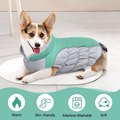 Kuoser Padded Dog Coat, Warm Dog Jacket With Thicken Furry Collar, Dog Cold Weather Coats For Small Medium Dogs Reflective Windproof Dog Clothes Xs-Xl #TOP3
