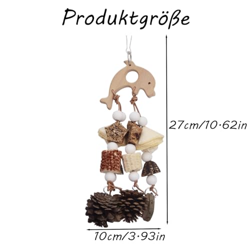 MXYZQDE Wellensittich Zubehör,Wellensittich Spielzeug,Spielzeug für Wellensittiche,Geeignet für Kleine Bis Mittlere Vögel, Leicht Im Käfig Zu Installieren Und Langlebig