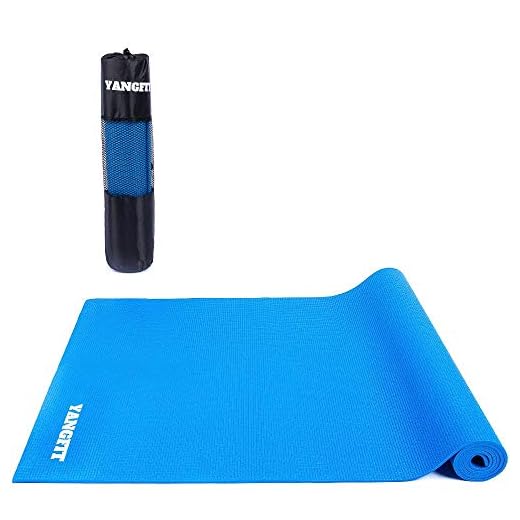 Tapete Yoga Mat Pilates Exercícios PVC 6mm Com Bolsa Yangfit