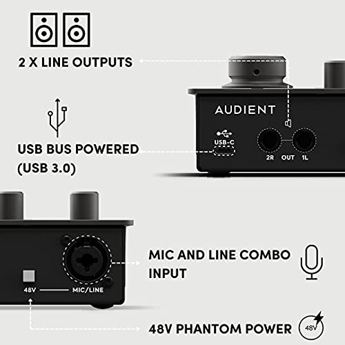 Audient Id4 Mkii Usb-C Audio Interface (Renewed) #TOP4
