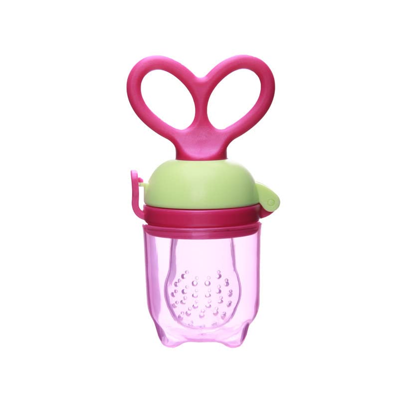 Coolbaby Baby Fruit Bite Bag Teeth Gel Silicone Mesh Nutrition Pacifier, Purple