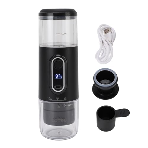 Cafetera portátil eléctrica para cápsulas y café molido 100 ml miniatura 7