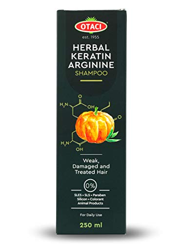 OTACI-Herbal-Pumpkin-Keratin-Arginine-Shampoo-Natural-Vegan-SLS-Free-for-Dry-Damaged-Hair-Hair-Volumizing-Intensive-Care-Shampoo OTACI Herbal Pumpkin Keratin Arginine Shampoo, Natural, Vegan, SLS Free, for Dry, Damaged Hair, Hair Volumizing Intensive Care Shampoo