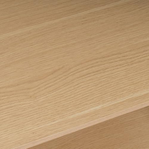 Estantería de suelo con 4 baldas de MDF y metal natural para organizar el hogar 4