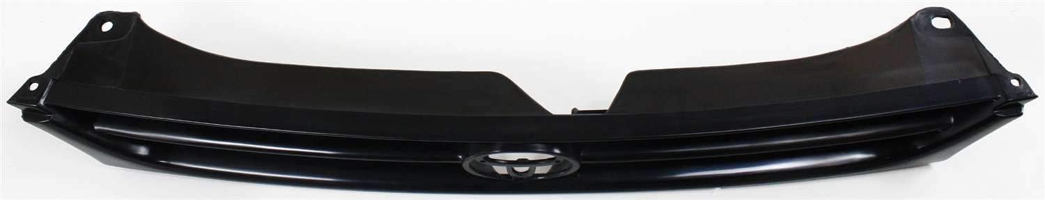 Evan Fischer Grille Assembly Compatible with 1995-1996 Toyota Camry Plastic Painted Black Shell and Insert Japan Built