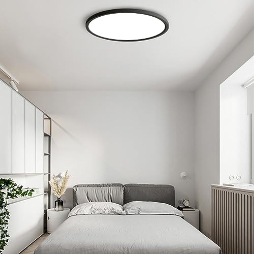 Plafonnier LED moderne et minimaliste blanc 40 cm éclairage premium