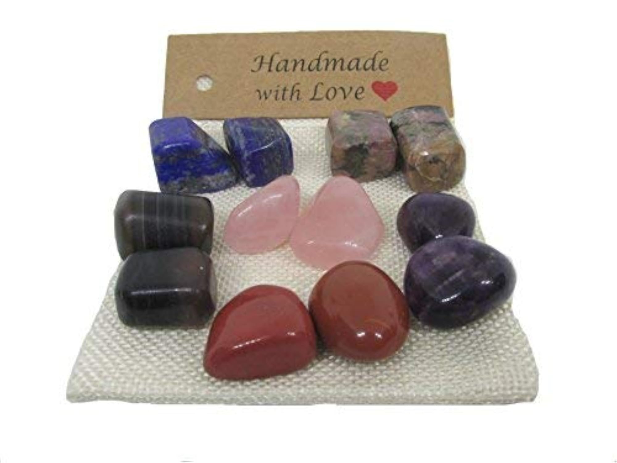Asthma Reiki Healing Crystal Bag