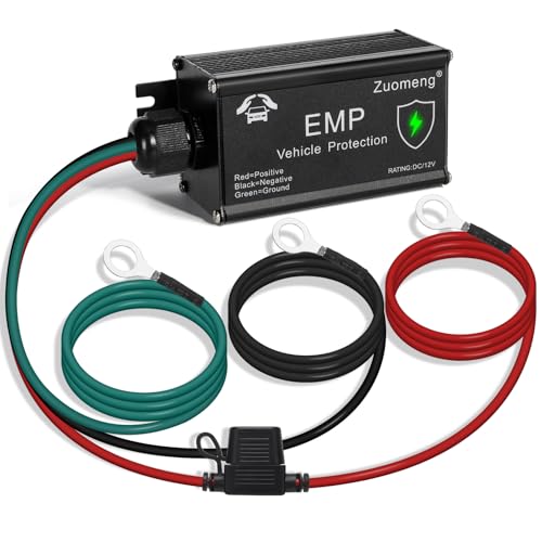 Zuomeng Vehicle EMP Protection, 12 Volt DC for Cars and Trucks, Lightning, Solar Flare & Surge Protection