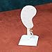 Kamonda Fashion Ear Shaped Earring Display Stand Microfiber Earring Holder Ear Clip Stud Earring Display Stand White, app.7.5x7.5x17cm2.95x2.95x6.69in