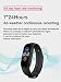 Fitness Tracker, reloj inteligente resistente al agua IP67 Fitness pulsera con pulsómetro,...