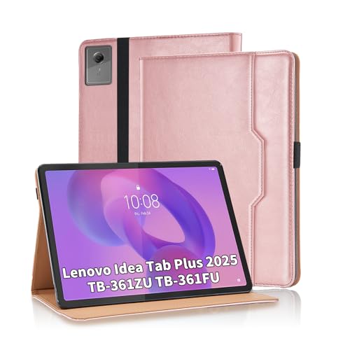 Étui Lenovo Idea Tab Plus 2025 anti-choc et anti-rayure Rose Gold