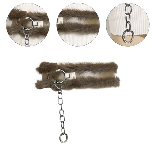 Plush Leather Waist Cincher Fashionable Vintage Waistband Hiphop Jeans Belt for Evening Parties and Weddings2