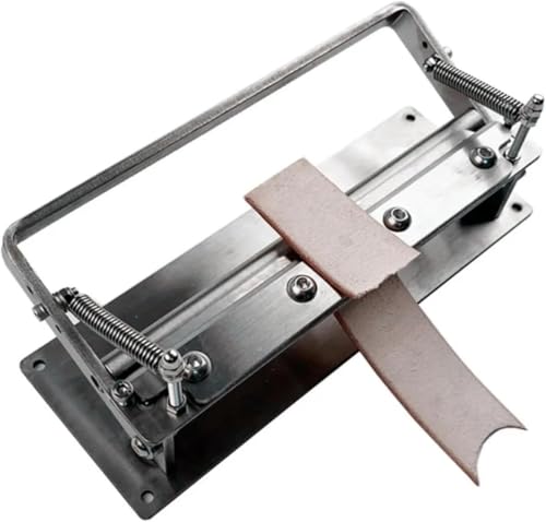 Manuelles Lederschälwerkzeug, 200 mm, Rindslederbandschneider für DIY-Projekte, effizienter Splitter zum Ausdünnen von Gürteln und Lederhandwerk