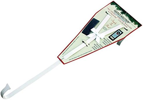 Christmas Mountains No Swing Wreath Hanger 16 Ga X 1/2 White