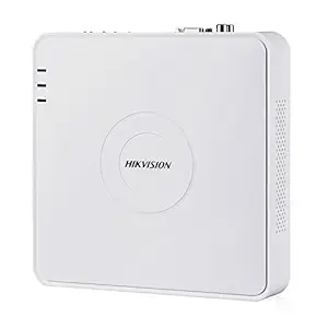 HIKVISION 8 Channel Wired Standalone DVR CCTV Camera Video Recorder 10x10x5.10 (White, Network DDNS Portable)