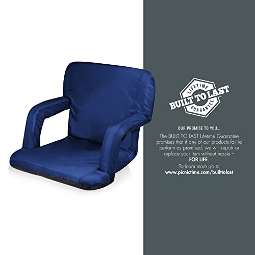 Image of PICNIC TIME Navy Los Angeles Rams Ventura Seat Portable Recliner Chair,618-00-138-334-2