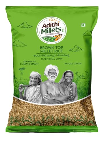 Image of Adithi Millets Brown Top, Whole Grain, Pack of 5, wt 3500g, each 700g