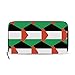 Palestinian Territory Flag Donna Clutch Pelle Lungo Portafoglio Porta Carte Borsa