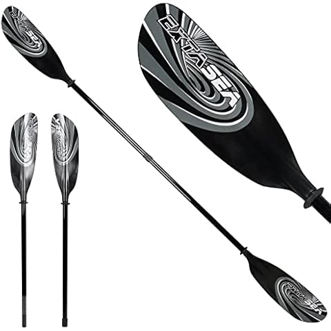 ExtaSea Super-Touring Fiberglas Vario Doppelpaddel 2-teilig Cover