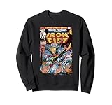 17MARV00120A-001 Marvel Iron Fist Origin Comic Book Seite Sweatshirt