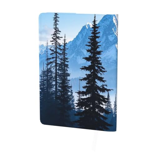 A5 Leather Journals for Women & Men Notebook Cover Sleeve with Pen Holder