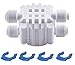 Planet-Aqua Abschaltautomatik Vierwegeventil mit 1/4" Schlauchanschluss für Osmoseanlage Wasserfilter Umkehrosmose Ventil Kupplung Filter Absperrventil