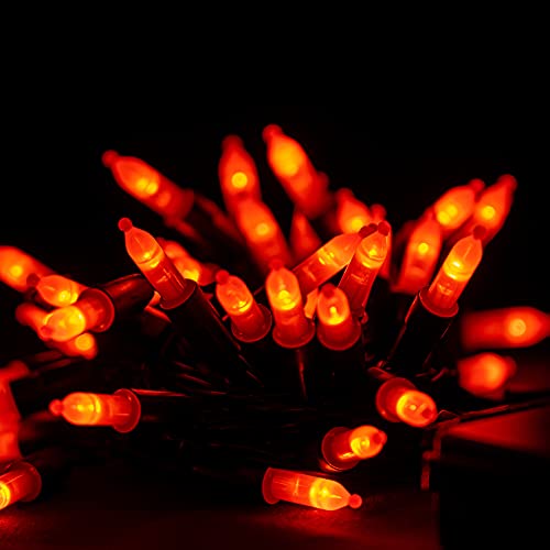 Funpeny 50 Led Halloween Lights, 16 Ft Mini String Light With 8 Modes, Waterproof Tree Lights For Outdoor Indoor Patio Garden Party Wedding Halloween Decorations (Orange, 2) #TOP6