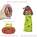 LZSOMPK Cute and Functional Dog Poop Bag Holder for Leash Sturdy Dog Poop Bag Dispenser Includes 1 Roll 15 Bags