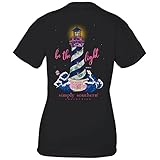 Women's Relaxed-Fit Short Sleeve T-Shirt | Be The Light | Preppy and Stylish Women’s Lighthouse Matthew 5:17 T-Shirt