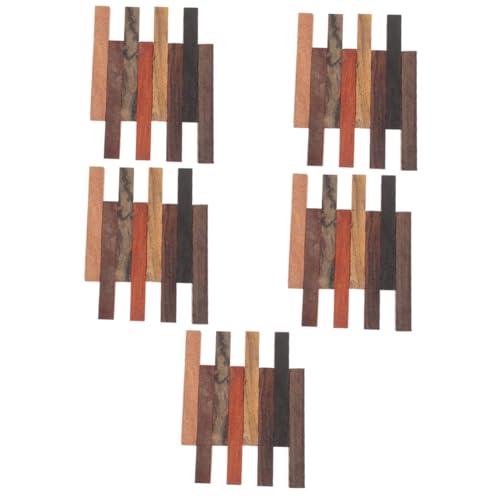 HOMSFOU 3sets Unique Craft Exotic Wood Blank Hardwoods Woodworking Pen Making Kit DIY Pen Turning Projects 8pcs*3