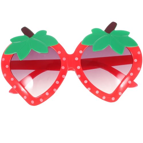 1pezzi Occhiali Da Sole Fragola Per Feste Accessori Divertenti Per Party Occhiali Fashion Con Stile Fruttato Per Carnevali E Feste Tema