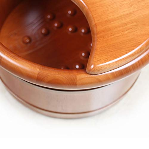 Bañera de madera para pies, spa y masaje miniatura 5