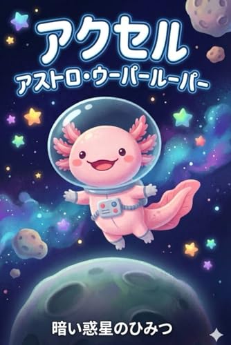 アストロ・ウーパールーパーのアクセル: 暗い惑星の秘密：勇気と暗闇への恐怖を乗り越える宇宙の物語 (4〜7歳向け)