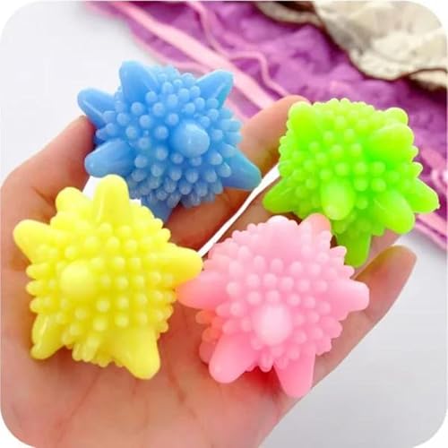 Image of Concepta Eco Friendly Washing Machine Laundry Balls Reusable Tangle Free, Scrubbing Laundry Balls, Hypoallergenic, and Chemical Free Unique Shape Best for Clean and Soft Anti-wrap Protection Washing Clothes (Pack of 15 Pis)