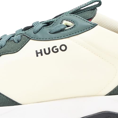 Image of HUGO Mens Running Style Mix Material Sneakers