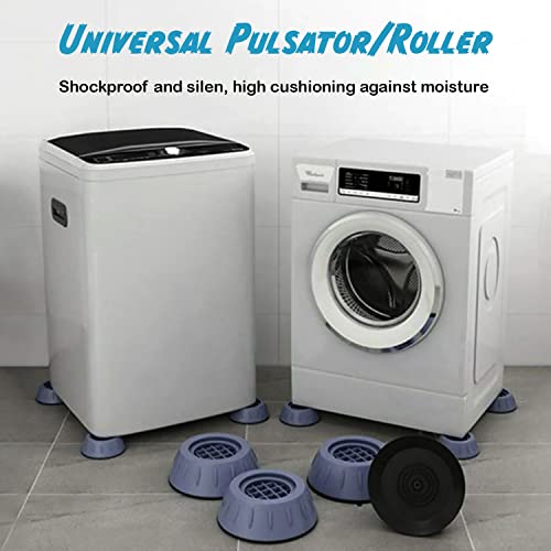 Image of LEOPAX Anti Vibration Washing Machine Shock and Noise Cancelling Washer Dryer Anti Slip Rubber Support Pads for All Machines - 4 Pads